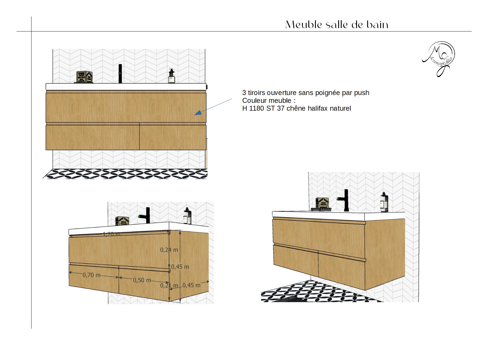 meuble sdb salle de bain MGconcept48