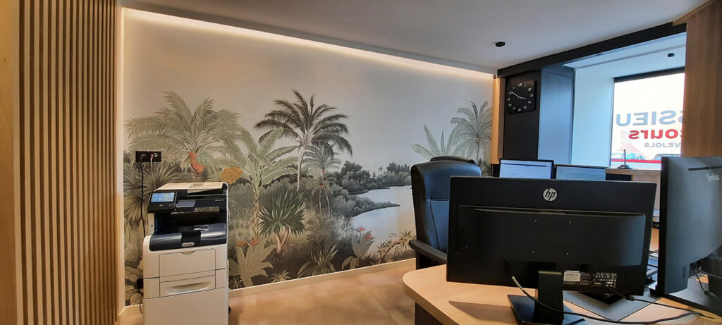 Réaménagement d’un espace accueil & bureaux – Bureau Jussieu MG CONCEPT