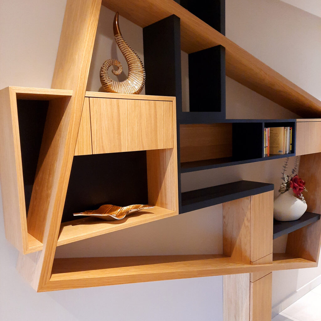 Création d’une bibliothèque design sur mesure MG CONCEPT 48